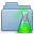 Blue Experiment Icon 32x32 png